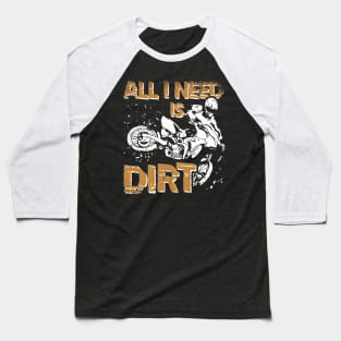 Motocross Dirt Bike Racing Enduro Race Gift Baseball T-Shirt